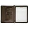 Dacasso Chocolate Brown Leather Enhanced Zip-Around Portfolio EI-3404 - alternate 1